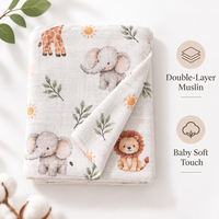 Couverture pour bébé personnalisée, résistante aux plis, respirante, douce, pour nouveau-né