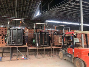 Hoàn toàn tự động palletizer gạch đóng gói baling tự động Pallet máy đóng đai cho gạch - Product Image 4