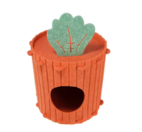 Panneaux acoustiques en feutre PET recyclé écologiques, matériau d'isolation phonique pour la réduction du bruit, pour la fabrication de niches pour chats et meubles pour animaux de compagnie.