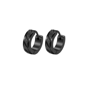 Joyería Minimalista, Aros de Acero Inoxidable con Baño de Oro de 18k PVD, Resistentes al Deslustre, para Hombre, XR Jewelry XREW22a, Casual/Deportivo - Product Image 4