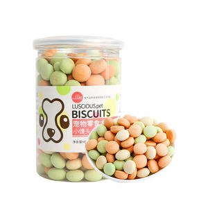 En çok satan OEM ODM çıtır tavuk aromalı bisküvi yuvarlak şekil çanta ambalajında evcil hayvan ödül maması gıda köpek ve kedi aperatifler - Product Image 2