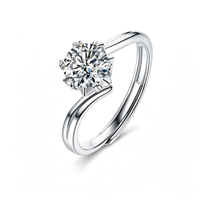 Vente en gros <span class=keywords><strong>de</strong></span> bagues <span class=keywords><strong>de</strong></span> <span class=keywords><strong>couple</strong></span> en argent S925 avec moissanite VVS <span class=keywords><strong>pour</strong></span> femmes, design luxueux, bague en argent avec moissanite <span class=keywords><strong>pour</strong></span> <span class=keywords><strong>cadeau</strong></span> - Product Image 5