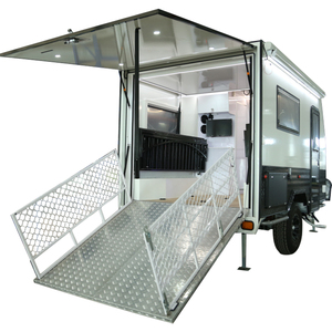 Remolque de Lujo para Transporte de Vehículos ECOCAMPER ECO-T12 de 12 pies, Remolque Todoterreno con Panel Solar - Product Image 5