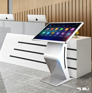 Terminal numérique tactile infrarouge horizontal de type K de 55 pouces pour utilisation en extérieur/intérieur, système de consultation commercial pour aéroports, garantie 1 an - Product Image 2