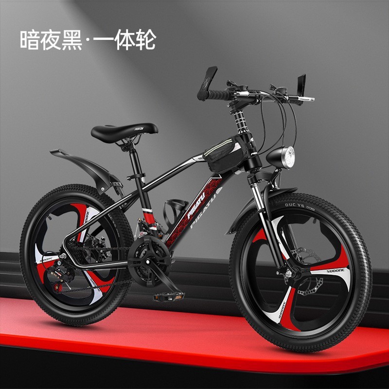 Black integrated wheels, deluxe version