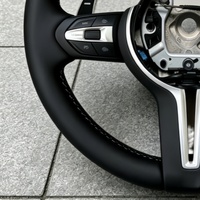 Volant en cuir pour BMW M3 M5 M6 F01E60 E86 F05 F06 F10 F30 F35 F20 E70 E90 E71 E84 E53 E60 Accessoires de voiture