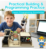 Kit de Fábrica Inteligente Zetok DIY, Kit Educativo STEM Programable con Código ACE, Kit Electrónico DIY, Juguetes Educativos de Ciencia e Ingeniería