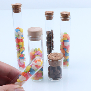 Embalagem de Tubo de Vidro Borossilicato Resistente ao Calor para Armazenamento de Chá e Chá de Flores, Transparente, Tamanho Personalizado - Product Image 1