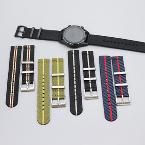 Bracelets de montre en nylon personnalisés Upro CHARM 22 mm 20 mm noirs à libération rapide, bracelet de montre en tissu tendance pour homme - Product Image 6