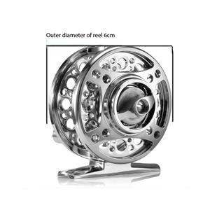 Bobine pré-enspulée entièrement métallique avec mécanisme de déclenchement, adaptée à l'utilisation des deux mains (gauche et droite), pour la pêche au <span class=keywords><strong>surfcasting</strong></span> et la pêche à la mouche. - Product Image 4