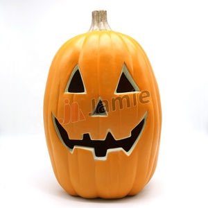 Grande <span class=keywords><strong>Zucca</strong></span> di <span class=keywords><strong>Halloween</strong></span> Artificiale Luminosa e Divertente, <span class=keywords><strong>Decorazione</strong></span> per Festival, Ornamento da Tavolo per Interni - Product Image 3