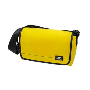 Sacchetto di Spalla di modo Crossbody Bag Uomini Sacchetto del Messaggero, 2L 1000D Pvc sacchetto del Messaggero di Modo di Protezione Ambientale Sacchetti di Spalla