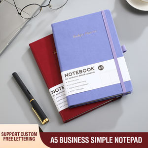 Пользовательские A4/A5/A6 размеры доступны в твердом переплете PU кожаный ноутбук для офиса и рекламного использования - Product Image 5