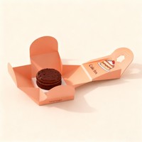 Boîtes à gâteaux pliables personnalisées avec logo, biodégradables, pour boutique de desserts, emballage de cupcakes, boîte à pain et à biscuits de luxe