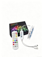 Guirlandes lumineuses LED RGB WS2812B 5V basse tension, télécommande USB, étanches, programmables, PCB, utilisation en intérieur