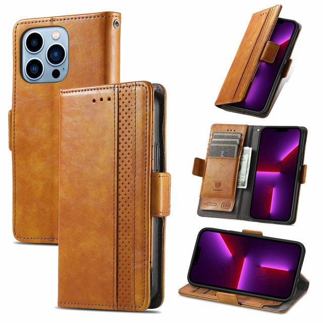 For iPhone 17 Magnetic Book Flip Pu Leather Case for Samsung S26 Ultra Wallet Pouch Bag RFID Blocking Cover for iPhone 17