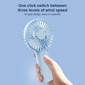 Mini Ventilador de Mano Recargable por USB, Enfriador de Aire Portátil de Alta Velocidad para Exteriores, Oficina, Hogar, Viajes, Ventilador Eléctrico de Verano - Product Image 6