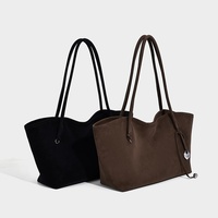Nouveau Sac Fourre-tout en Daim PU Tendance 2026 pour Femme, Sac à Bandoulière de Luxe en Similicuir Grande Capacité