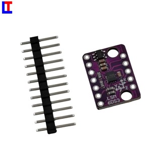 โมดูล GY-LSM6DS3 PCBA เซ็นเซอร์วัดความเร่งพร้อมไจโรสโคป สำหรับการส่งข้อมูลแบบ IIC/SPI ใช้กับ STM32F103C6T6 สำหรับการวัดมุมและองศา - Product Image 3