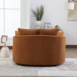 Poltrona Chaise Longue Moderna Imbottita e Resistente, Comoda Poltrona Oversize con Rivestimento, Seduta Profonda per Lettura, Poltrona da <span class=keywords><strong>Soggiorno</strong></span> - Product Image 5