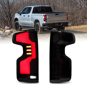 New Chevrolet Silverado 2019-2025 <b>LED</b> ABS Rear Brake Stop <b>Lights</b> & Daytime Running <b>Light</b> Waterproof 12V Retrofit - Product Image 1
