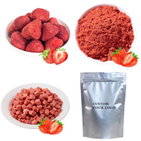 Premium Kwaliteit Gedroogde Vruchten Gezonde Snacks 100% Natuurlijke Groothandelsprijs Gevriesdroogd Aardbeienfruit