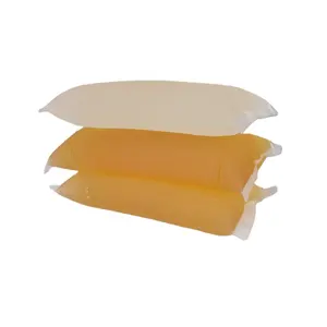 Gelb druckempfindliches Rohmaterial heißschmelzender fester Kleber für selbstklebendes Etikett
