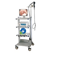 EUR VET Prix d'usine Endoscope flexible à source de lumière froide médicale à LED pour laryngoscope vétérinaire HD pour chien