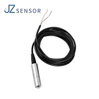 Transmetteur de niveau de liquide JZSensor - Sortie RS485 IIC, contrôleur d'affichage du niveau d'eau, sonde de niveau de liquide de type immersion, 316L