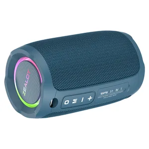 Hot Selling Music Player LED Bluetooth Speaker With Digital Display TF Card Speaker Zealot S49