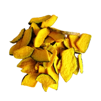 Alimentation Naturelle Saine : Tranches de Citrouille Séchées VF, Snack Salé Nutritif, Certifié Halal, Croustillant, Frit à Froid sous Vide
