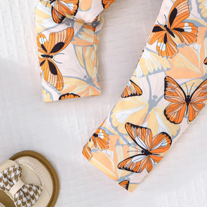 Conjuntos Casuales de Dos Piezas para Niñas, Otoño-Primavera, Estampado de Camuflaje, Pantalones de Lona de Spandex/Poliéster, Traje para Bebés y Niñas, Uso Diario - Product Image 6