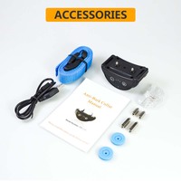 Neuerscheinung 5-Stufig Einstellbare Empfindlichkeit Wiederaufladbares Dual-Trigger IPX5 Wasserdichtes Hunde-Bellhalsband >20 Stunden Akkulaufzeit