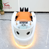 Lit de massage électrique inclinable pour soins capillaires et faciaux, mobilier moderne de spa capillaire pour salon de beauté professionnel