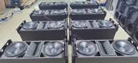 Système audio professionnel LA-6, enceintes actives/passives à double ligne de 12 pouces, sonorisation professionnelle, enceintes PA