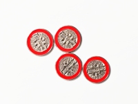 Jetons de jeu en acier inoxydable pour pièces d'arcade personnalisées peintes à la main, émaillées multicolores, résistantes aux intempéries, pour divertissement intérieur