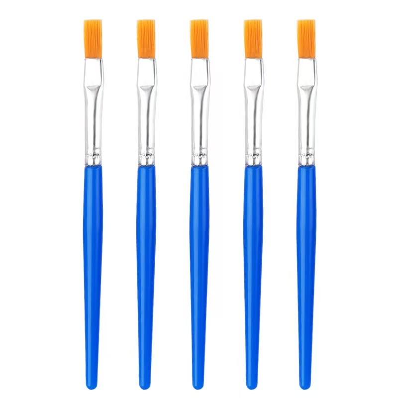 Testa piatta blu