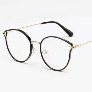 Gafas de Sol Cat Eye R1-23001, Montura de Metal TR90, Protección UV y Anti Luz Azul, Redondas para Mujer - Product Image 4