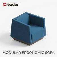 Ensemble de meubles de salle d'attente modulaires commerciaux en tissu rembourré, sièges de direction, canapé de bureau moderne en mousse haute densité