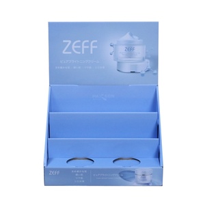 ชั้นวางสินค้าแบบใหม่ ดีไซน์ POP ทำจากกระดาษลูกฟูก ชั้นวางดีวีดีแบบพับได้ ชั้นวางกระดาษสำหรับขนตา กล่องโชว์สินค้าแบบตั้งโต๊ะ - Product Image 3