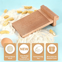 Planche à gnocchis avec design pour une utilisation à une main, grande spatule à gnocchis pour la préparation de gnocchis maison
