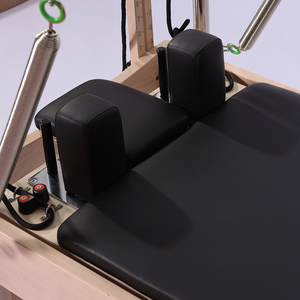 Профессиональный тренажер для пилатеса BLS 3-в-1 Cadillac Reformer |   Классический стол-трапеция из кленового дерева и алюминиевого сплава |   Универсальный комплексный комплексный тренажер для тела - Product Image 3