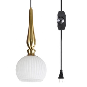 Sunsir SKD luminaire suspendu au plafond du salon lustre enfichable style vintage suspension à intensité variable pour la cuisine E26 - Product Image 2