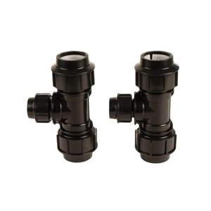 Raccords en T à connexion rapide en PP de 20-110 <span class=keywords><strong>mm</strong></span>, <span class=keywords><strong>raccord</strong></span> de tuyau de 2 pouces pour accessoires d'irrigation goutte à goutte agricole - Product Image 1