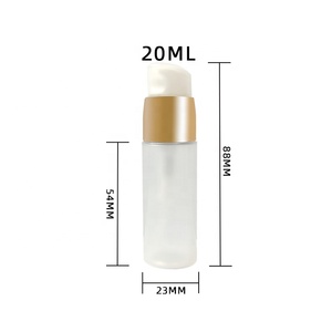 20ml fondotinta bottiglia di plastica pompa SPRAY siero olio per capelli bottiglie smerigliate crema per la cura della pelle bottiglia di plastica cosmetica - Product Image 6