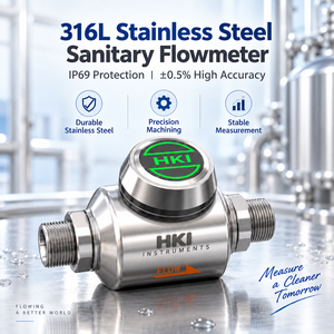 เครื่องวัดการไหลแบบแม่เหล็กดิจิตอลความแม่นยำสูง 0.5% ทำจากสแตนเลส 316L สำหรับงานสุขภัณฑ์ - Product Image 1