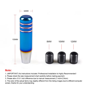 Xe Đua Phổ Của Nhãn Hiệu Truyền Shifter Đòn Bẩy Núm Với Ba Adapter - Product Image 6