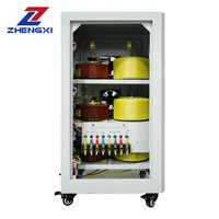 Stabilisateur/régulateur de tension automatique triphasé à affichage numérique AVR à haute efficacité SJW3-40KVA 50KVA 60KVA pour utilisation SJW