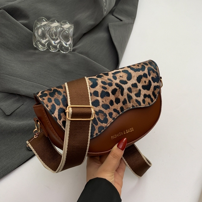 brown leopard print