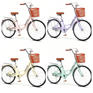 Vélo de ville pour femmes 26 pouces, fabrication chinoise, confortable pour les trajets quotidiens en ville, cadeau idéal - Product Image 3